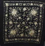 Handmade Manila Embroidered Shawl. Natural Silk. Ref.1011162NNGBE 462.810€ #500351011162NNGBE